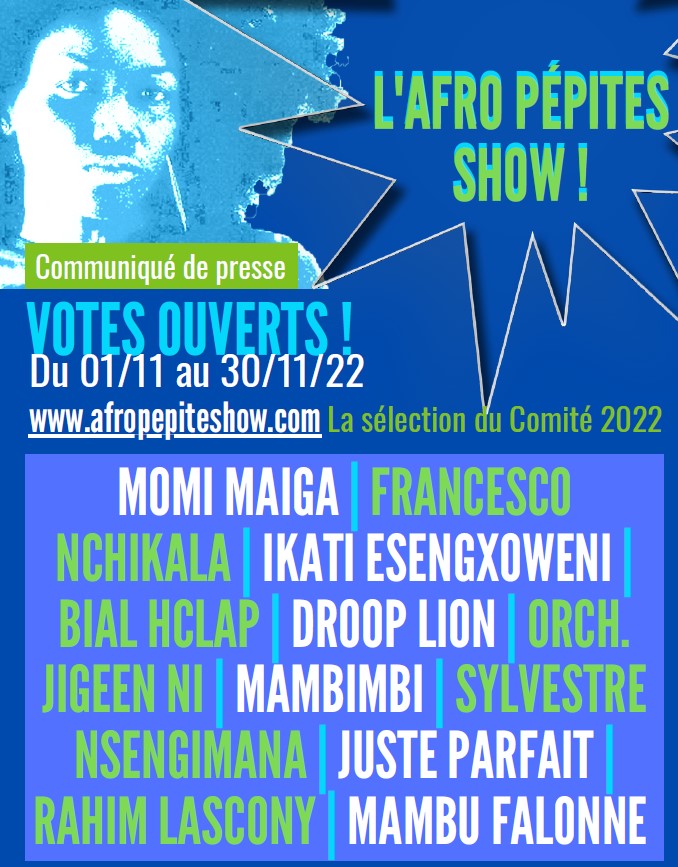 afro LE RÊVE AFRICAIN, L'Afro Pépites Show 12ème édition #eArtsMarket , les votes sont ouverts jusqu'au 30 novembre 2022 minuit